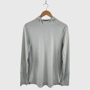 Lululemon 2020 Fast and Free Hoodie Pullover - Heathered Vapor/Vapor